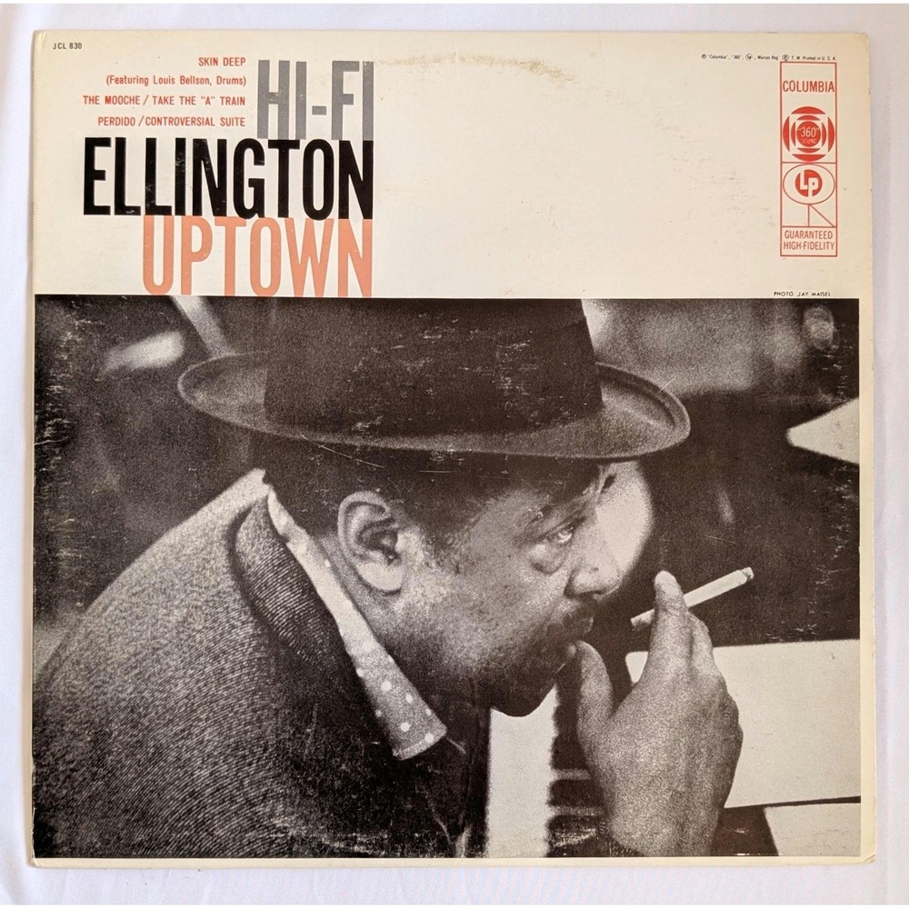 Duke Ellington Ellington Uptown 1973 US Pressing Jazz Vinyl LP Record JCL 830